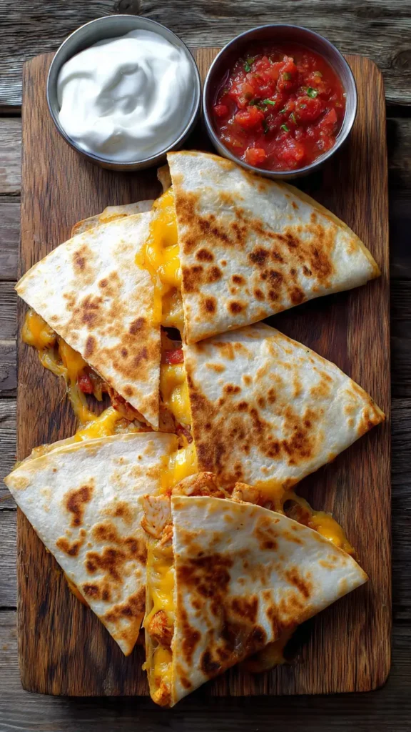 8. Chicken Quesadillas (The Fastest Possible Dinner)