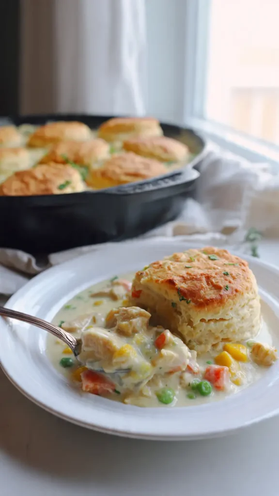 Pioneer Woman Chicken Pot Pie with Biscuits