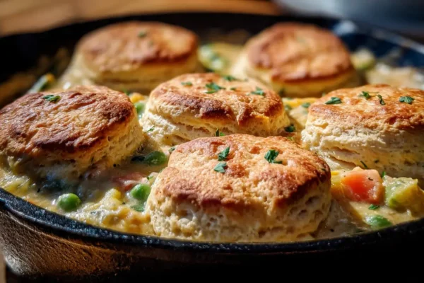 Pioneer Woman Chicken Pot Pie with Biscuits