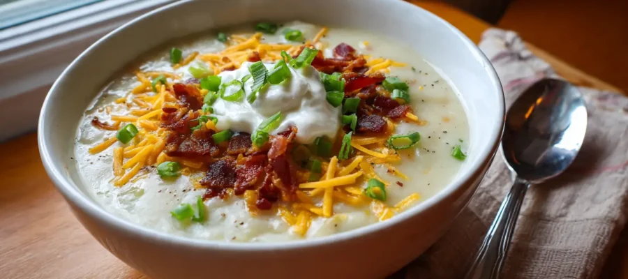 The Best Loaded Potato Soup for Cold Nights