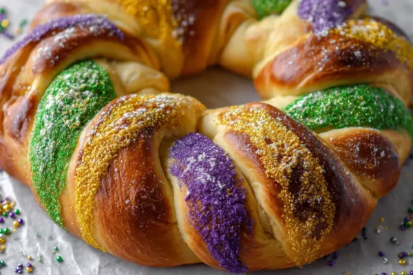 Traditional King Cake Recipe for Mardi Gras