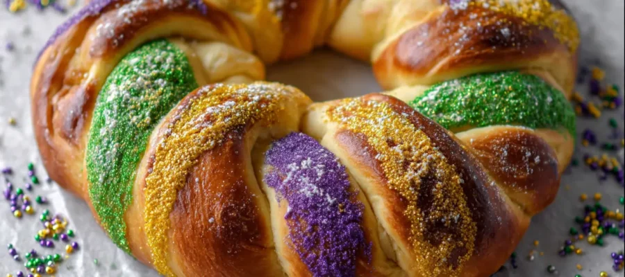 Traditional King Cake Recipe for Mardi Gras