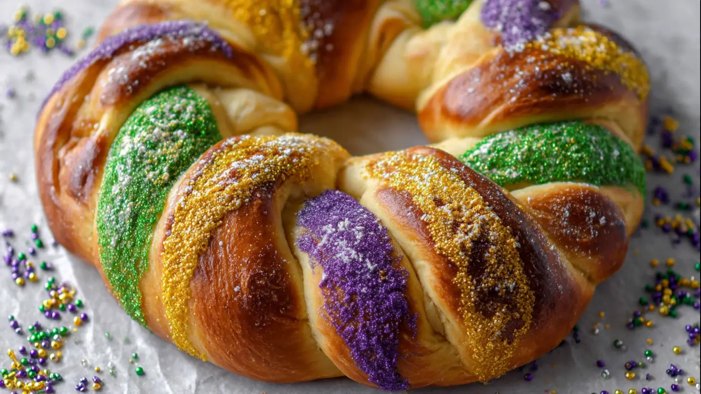 Traditional King Cake Recipe for Mardi Gras
