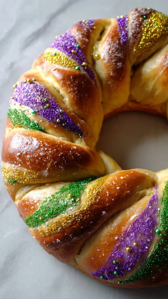 Traditional King Cake Recipe for Mardi Gras