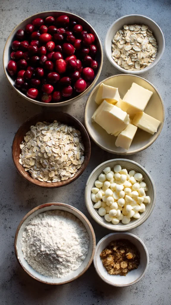 White Chocolate Cranberry Oatmeal Cookies