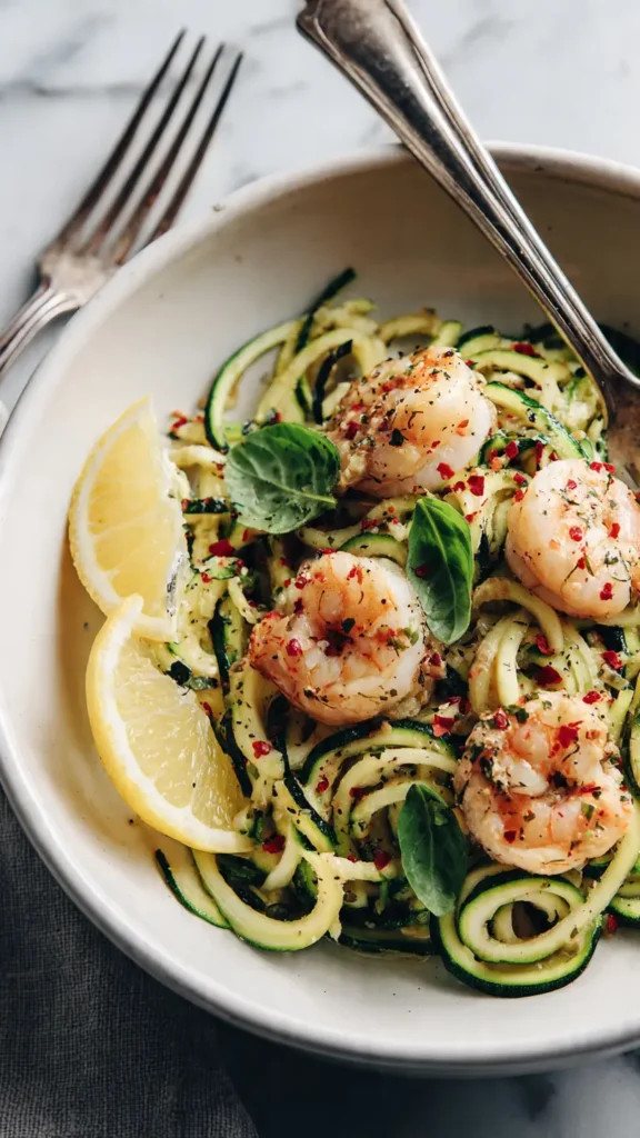 1. Spicy Shrimp and Zucchini Noodles That Don't Suck