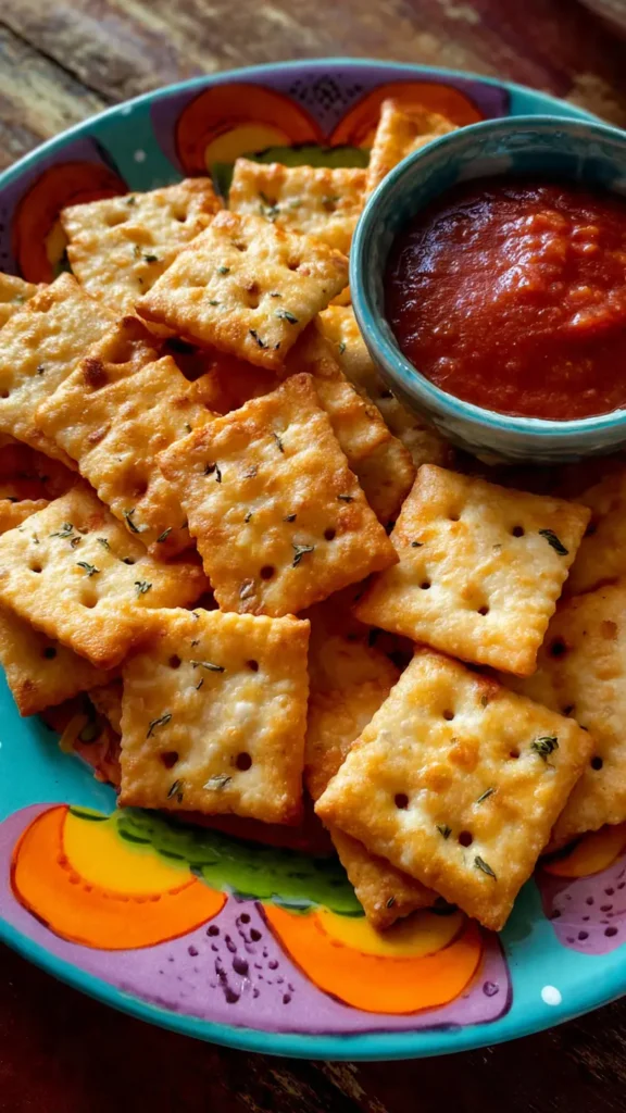 10. Pizza-Flavored Sourdough Cheese Crackers (The Kid-Favorite)