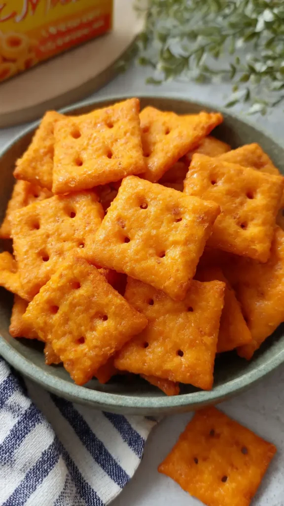 4. Sourdough Cheese Crackers with Cheese Powder (The Nostalgic One)