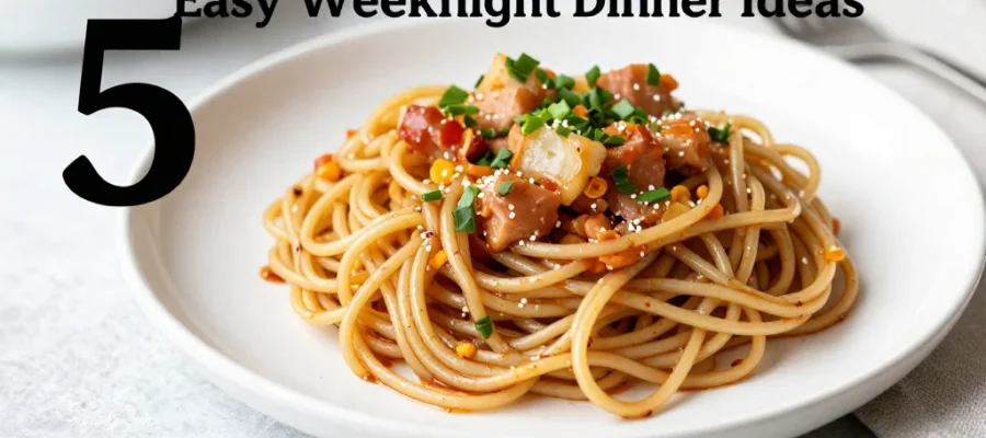 5 Easy Weeknight Dinner Ideas to Brighten Your Evening When You’re Too Tired to Cook