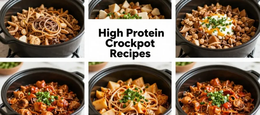 5 High Protein Crockpot Recipes Under 500 KCAL