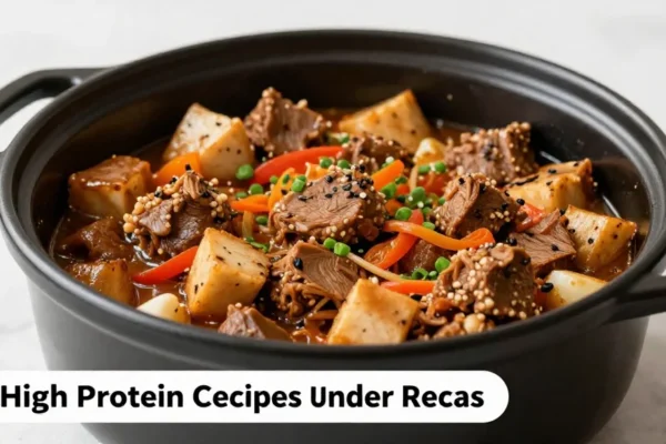 7 High Protein Crockpot Recipes Under 500 KCAL