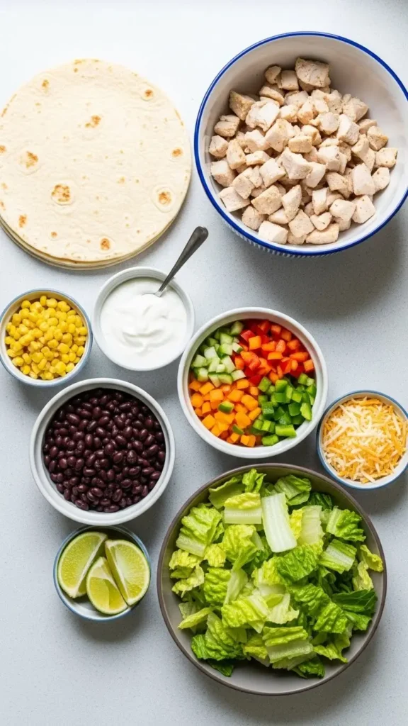 High-Protein Southwest Chicken Wraps for Easy Meal Prep (That Actually Taste Good)