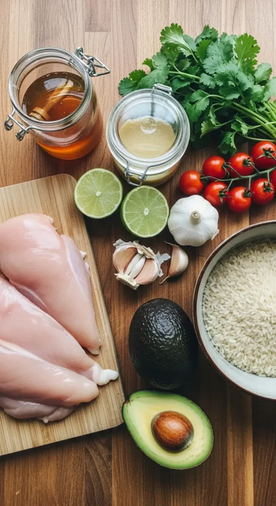 Honey Lime Chicken & Avocado Rice Stack Recipe That Actually Works