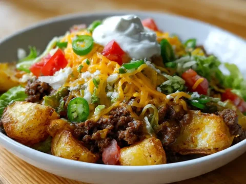 The Best Loaded Potato Taco Bowl You’ll Make at Home
