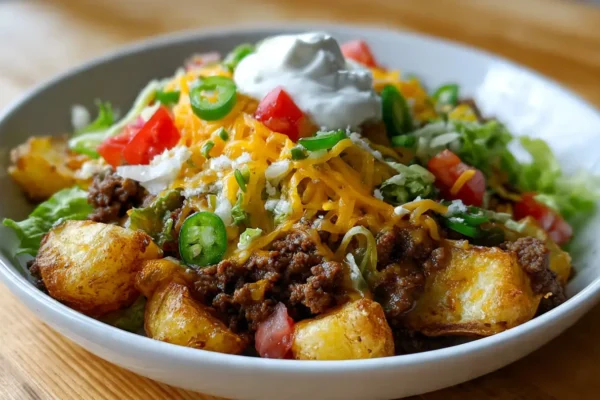 The Best Loaded Potato Taco Bowl You’ll Make at Home