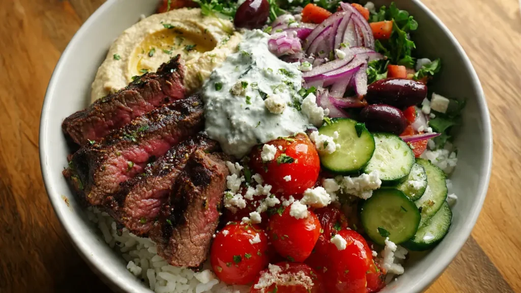 Mediterranean Steak Bowl