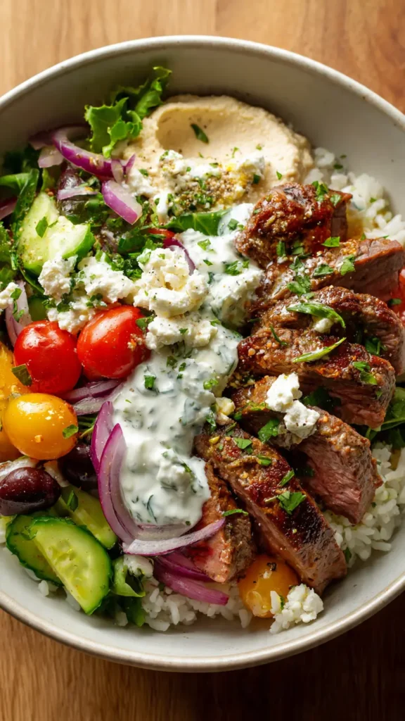 Mediterranean Steak Bowl