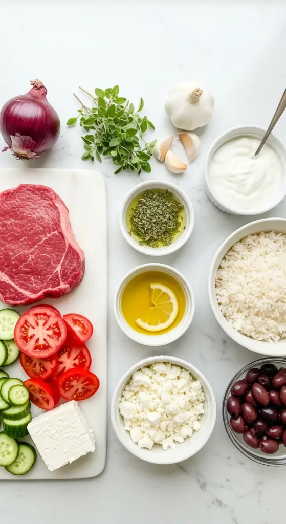 Mediterranean Steak Bowl