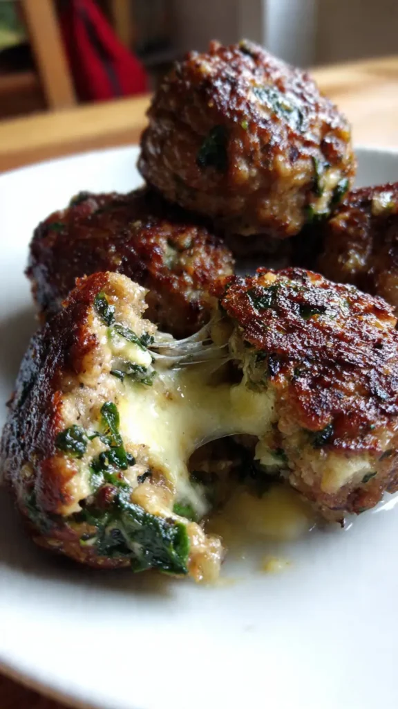 Spinach Garlic Meatballs for Quick Weeknight Dinners
