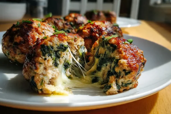 Spinach Garlic Meatballs for Quick Weeknight Dinners