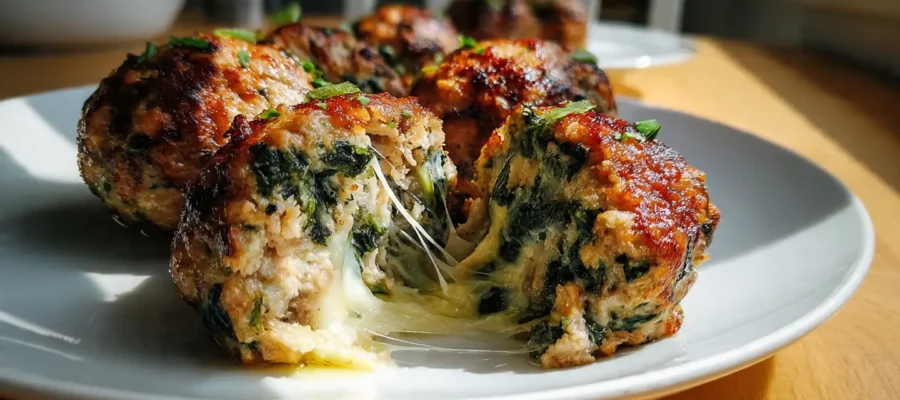 Spinach Garlic Meatballs for Quick Weeknight Dinners