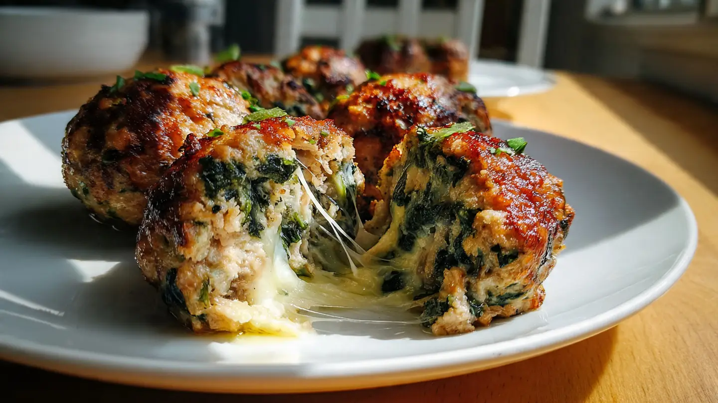 Spinach Garlic Meatballs for Quick Weeknight Dinners