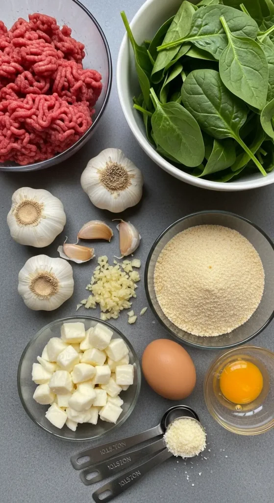 Spinach Garlic Meatballs for Quick Weeknight Dinners