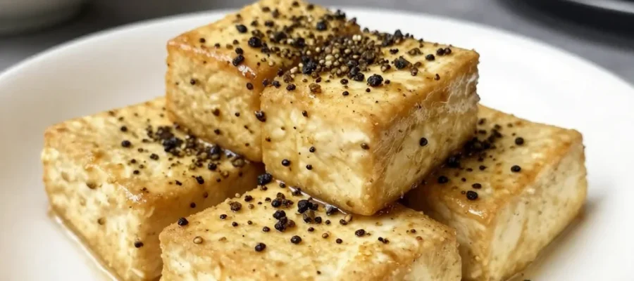Black Pepper Tofu (Crispy, Bold & Better Than Takeout)