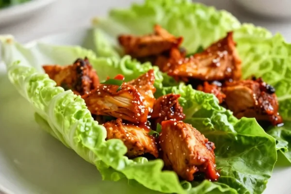 Buffalo Chicken Lettuce Wraps (Low-Carb & High Flavor)