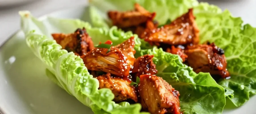 Buffalo Chicken Lettuce Wraps (Low-Carb & High Flavor)