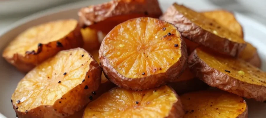 Crispy Roasted Sweet Potato Rounds (Simple Oven Recipe)