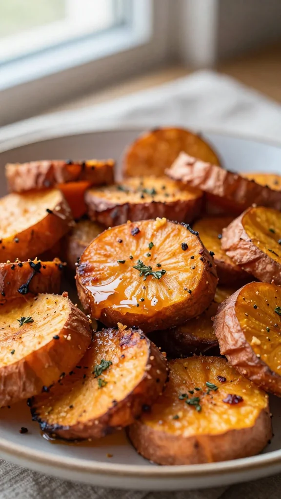Crispy Roasted Sweet Potato Rounds (Simple Oven Recipe)
