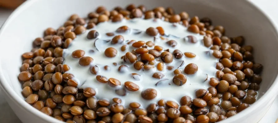 Curried Lentils with Coconut Milk (Easy & Cozy)