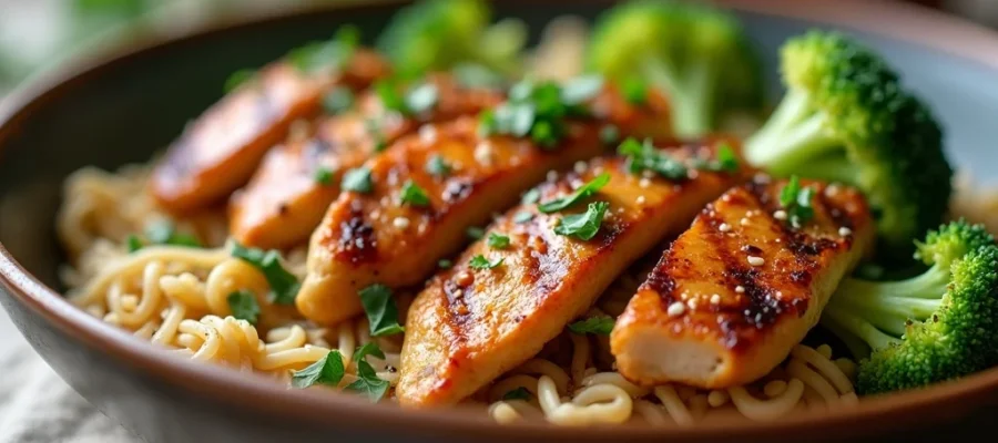 Grilled Chicken & Broccoli Bowls (High-Protein Meal)