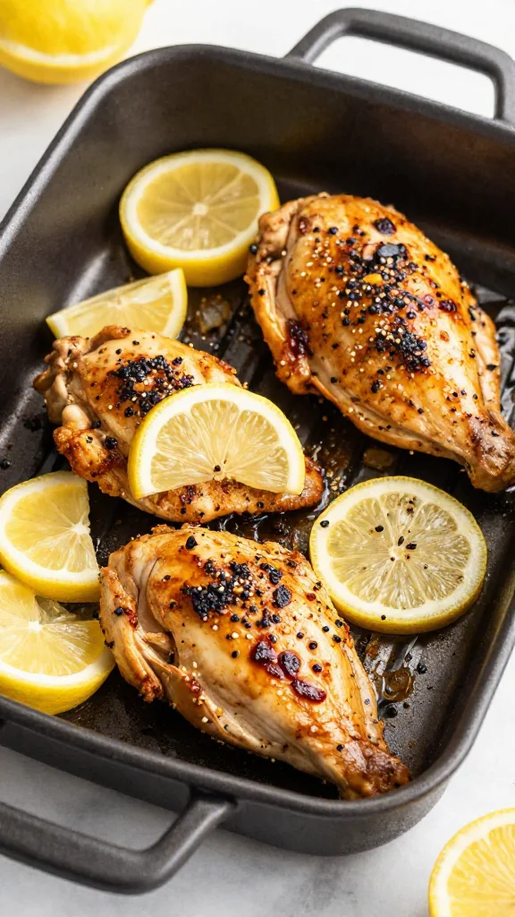 One-Pan Lemon Garlic Chicken