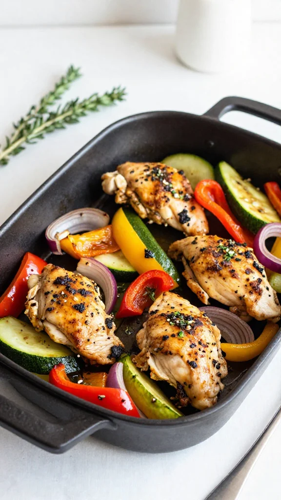 One-Pan Lemon Herb Chicken and Vegetables