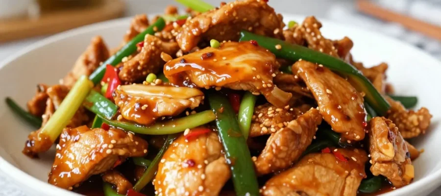 Quick Chicken Stir-Fry with Simple Pantry Sauce