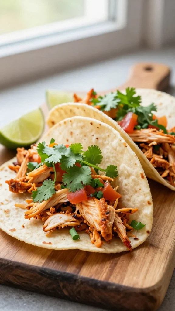 Salsa Chicken Taco Filling That Actually Tastes Like Something