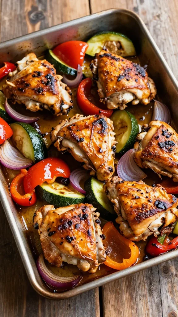 Savory One-Pan Chicken and Veggies