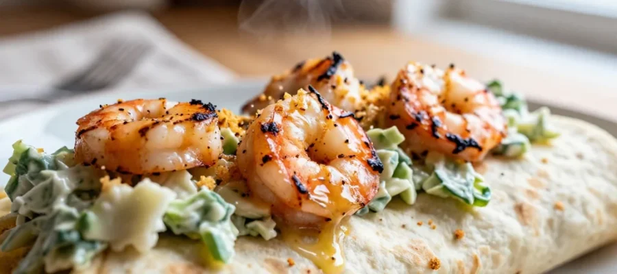 Zesty Grilled Shrimp Caesar Wraps for an Easy Summer Meal