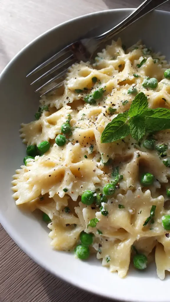 2. Spring Pea and Mint Pasta (Fancy but Actually Easy)