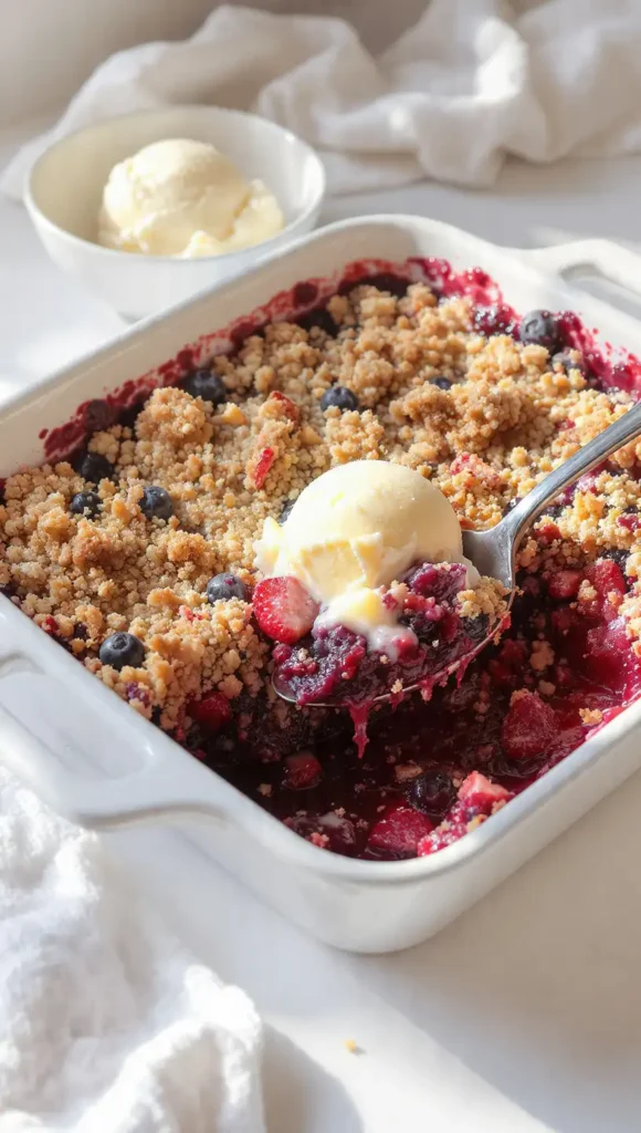 5. Gluten-Free Berry Crumble That Doesn't Taste Like Cardboard