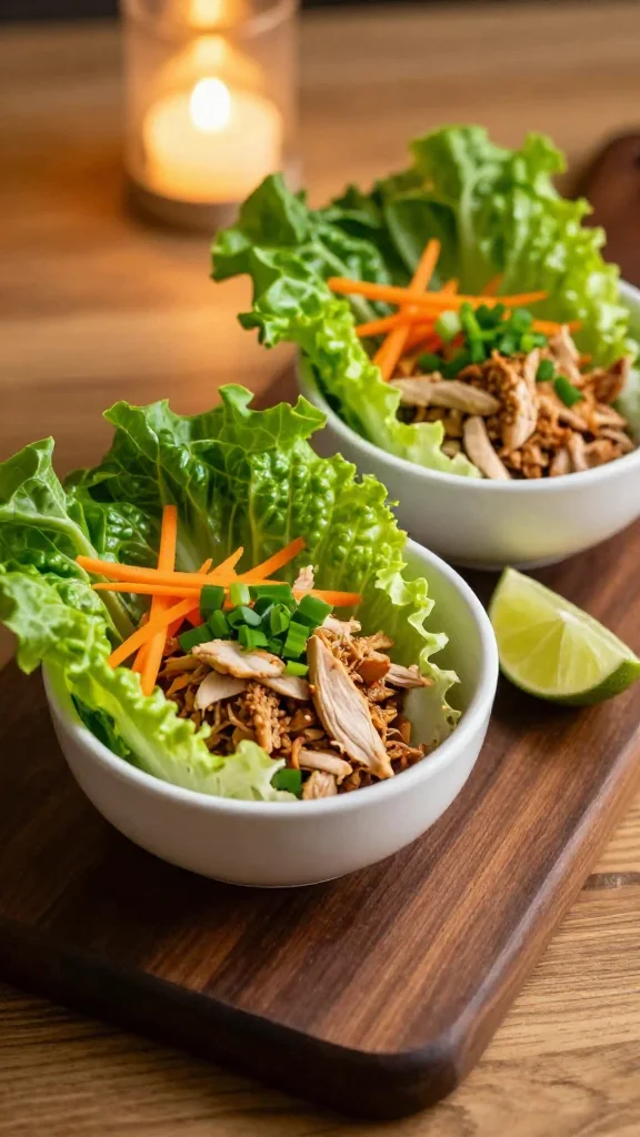 Asian-Inspired Lettuce Wrap Bowls