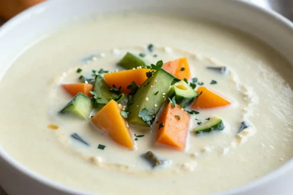 Creamy Vegan Vegetable Soup (Healthy, Cozy & Dairy-Free)