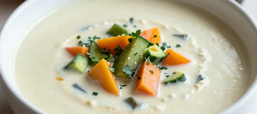 Creamy Vegan Vegetable Soup (Healthy, Cozy & Dairy-Free)