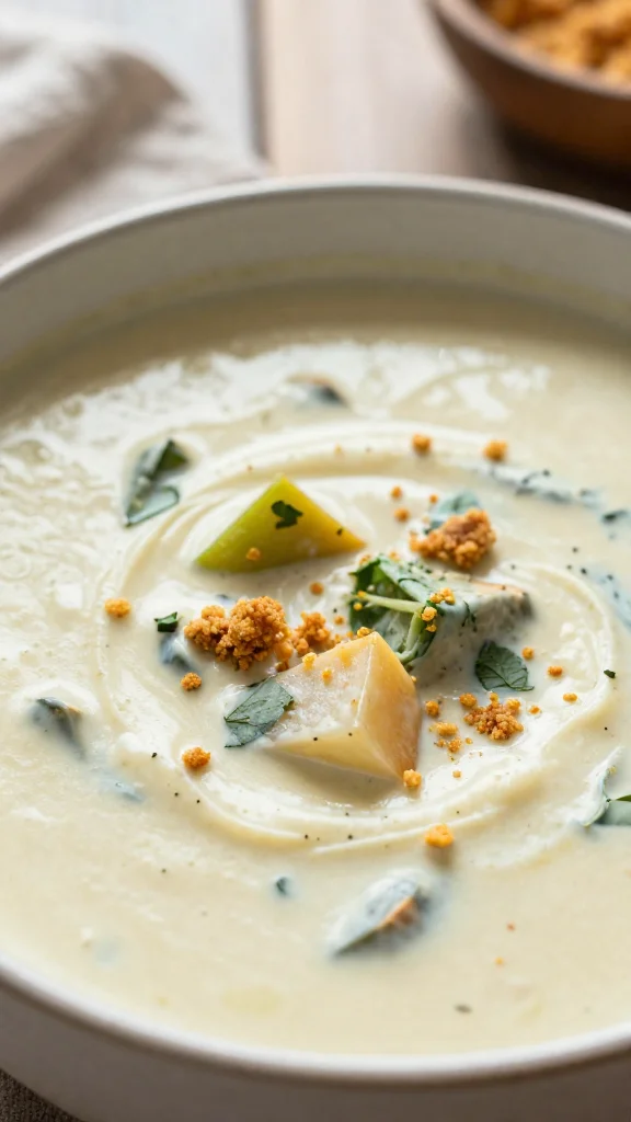 Creamy Vegan Vegetable Soup (Healthy, Cozy & Dairy-Free)