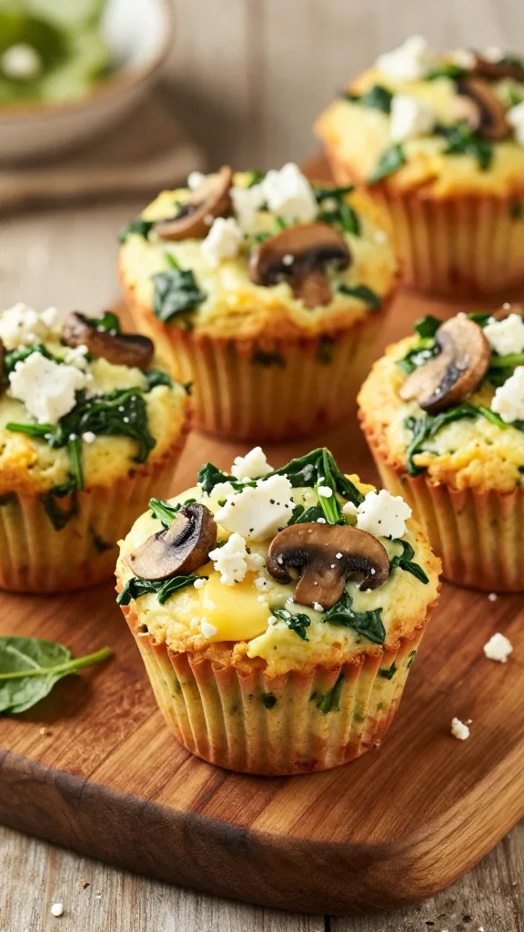 Egg White Veggie Breakfast Muffins