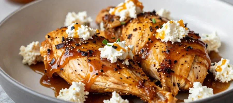 Hot Honey Feta Chicken Recipe You’ll Want on Repeat