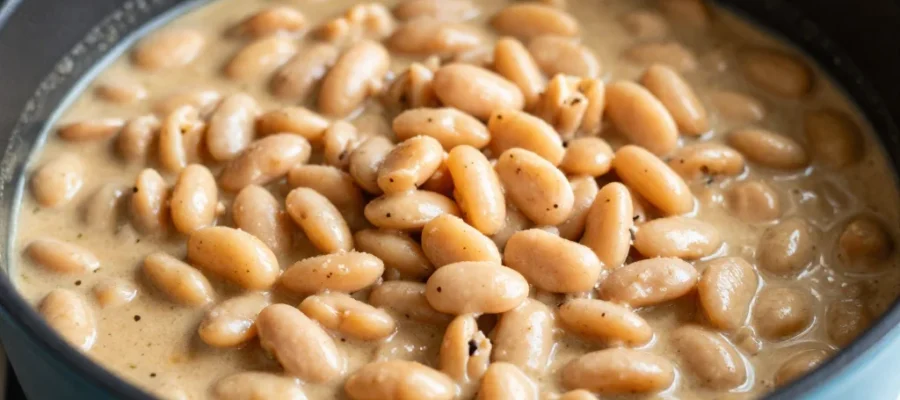 One Pot White Bean Chicken Chili (Creamy, Cozy & High Protein)