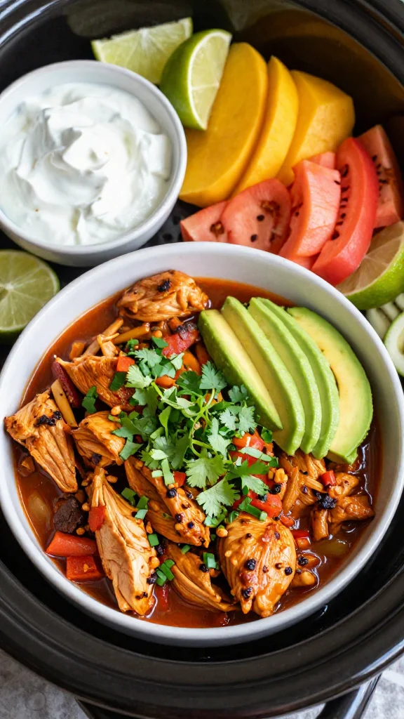 Slow Cooker Salsa Chicken